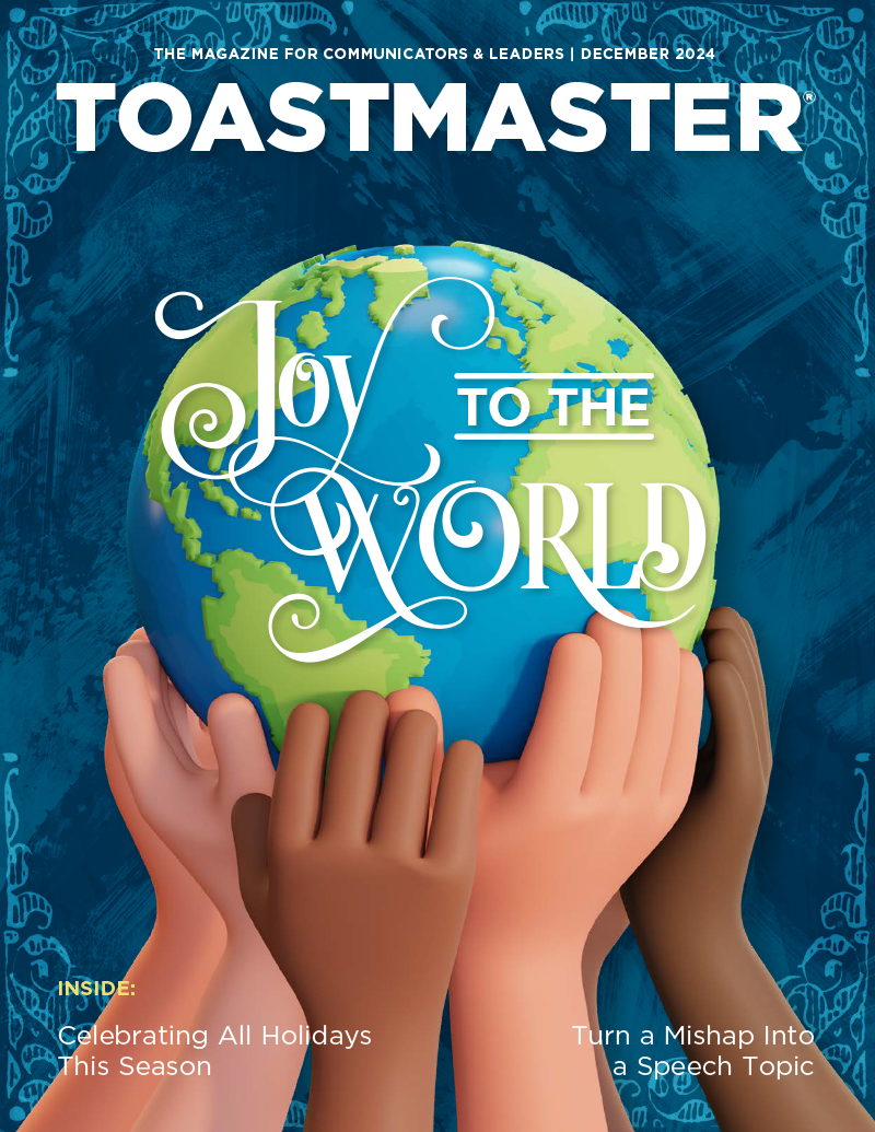 Toastmaster Magazine December 2024 Cover