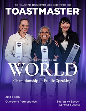 Toastmaster Magazine November 2024