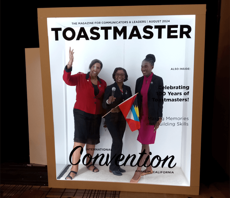 Corren Thomas, DTM, of Kingston, Jamaica; Elka Price, DTM, of Antigua and Barbuda; and Tashi Browne, DTM, of Georgetown, Guyana