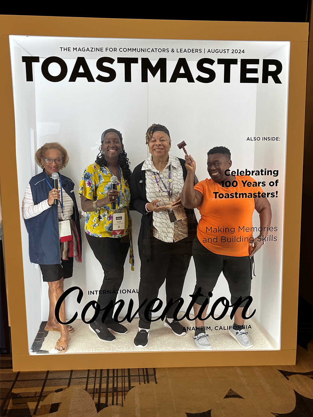 Lauretta Jaysura, DTM, Marietta Phoenix, Andrea Haye, and Kathy Blount, DTM, all from New York