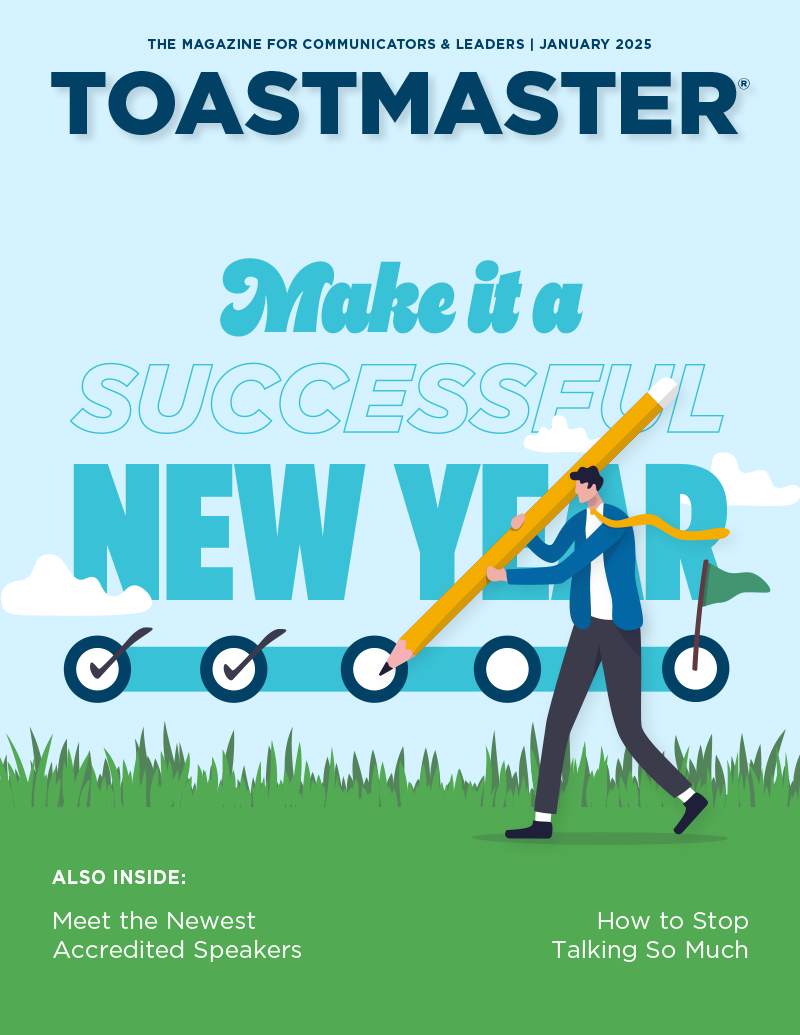 Toastmaster Magazine January 2025 Cover