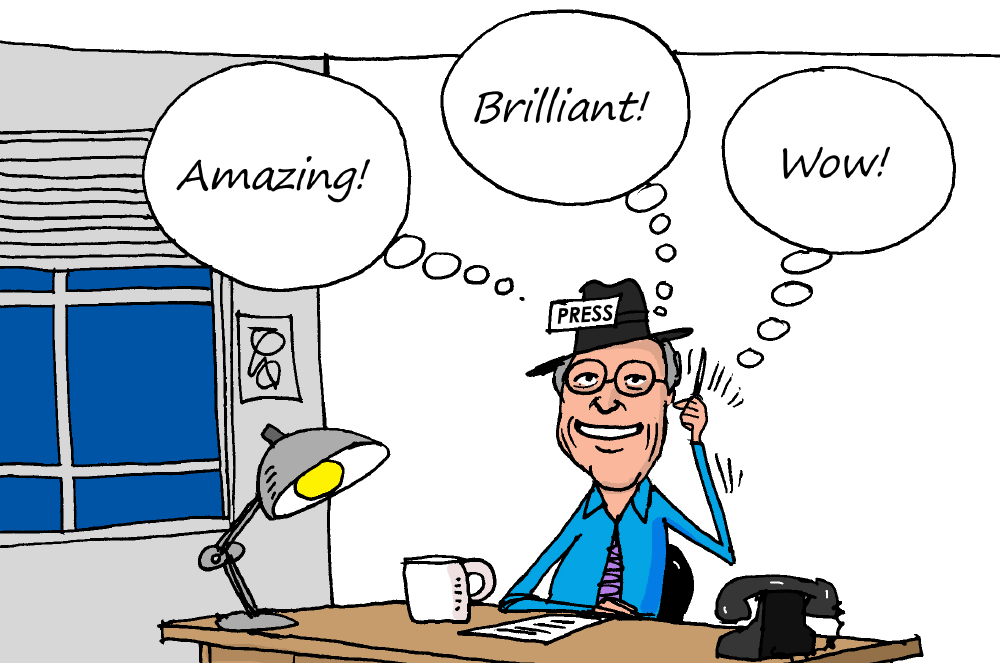 Illustration of Paul Sterman thinking
