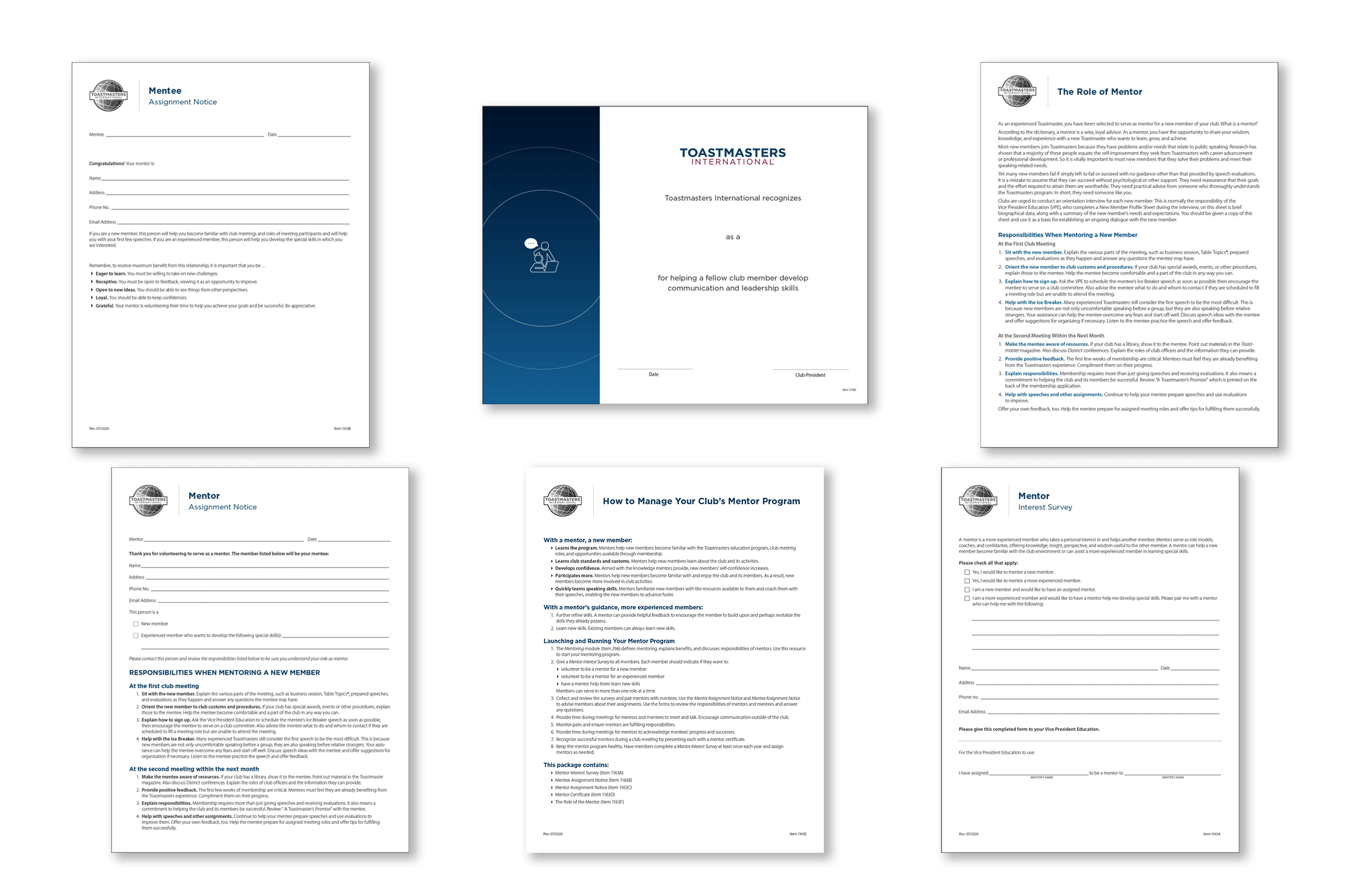 Club Mentor Program Kit (Digital)