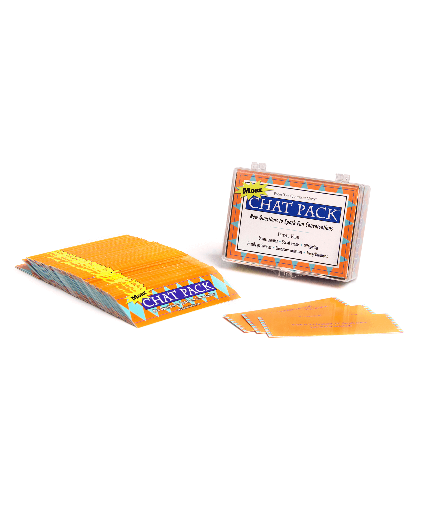 More Chat Pack cards spread out
