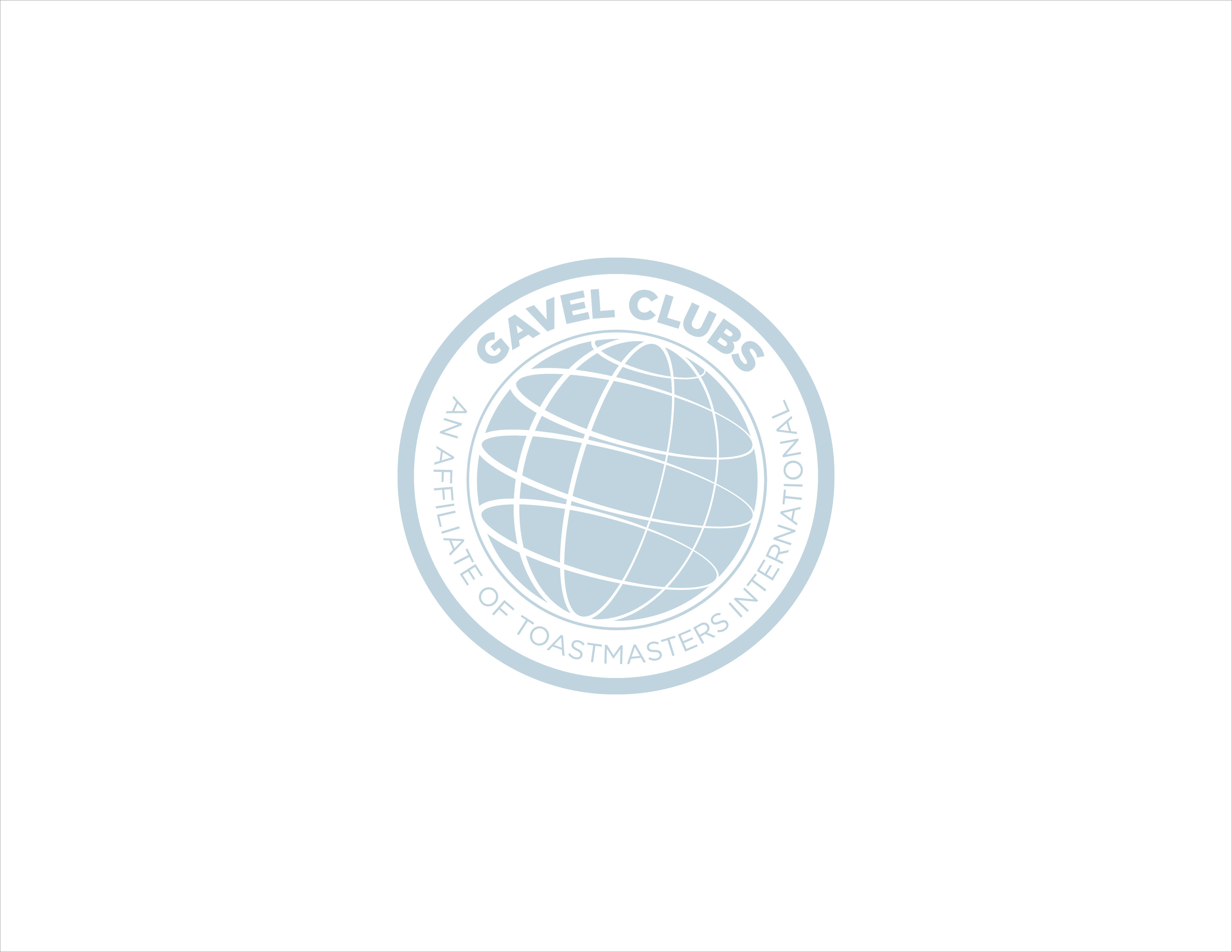 Gavel Club Blank Certificate