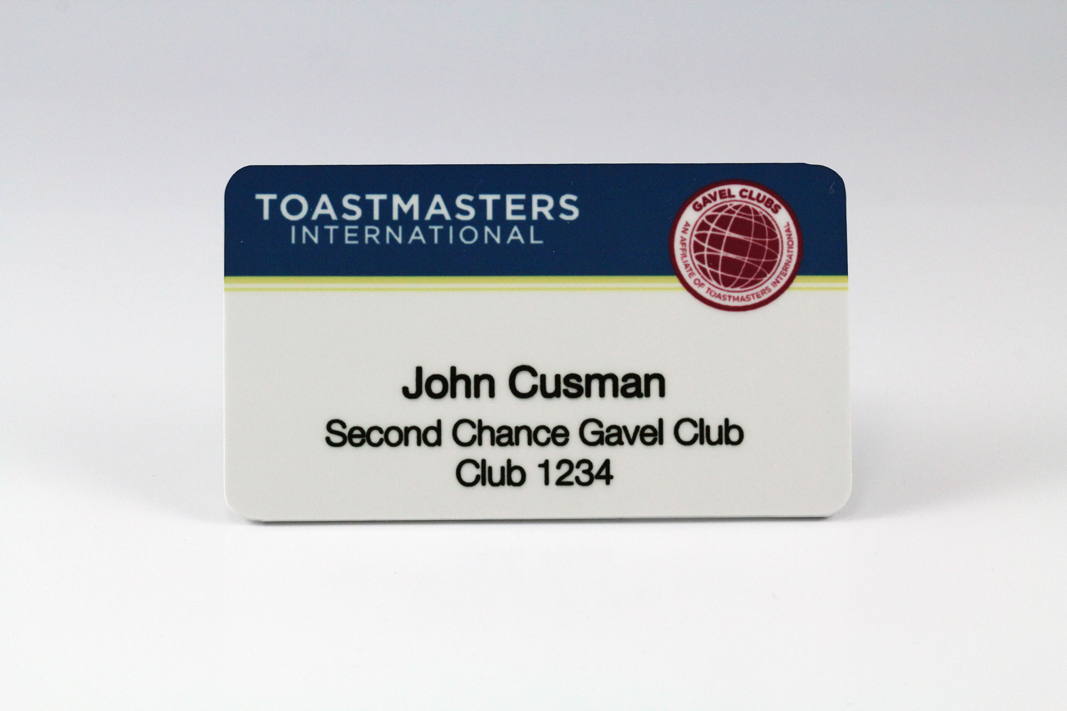 Gavel Club Member Badge (Magnetic Back)