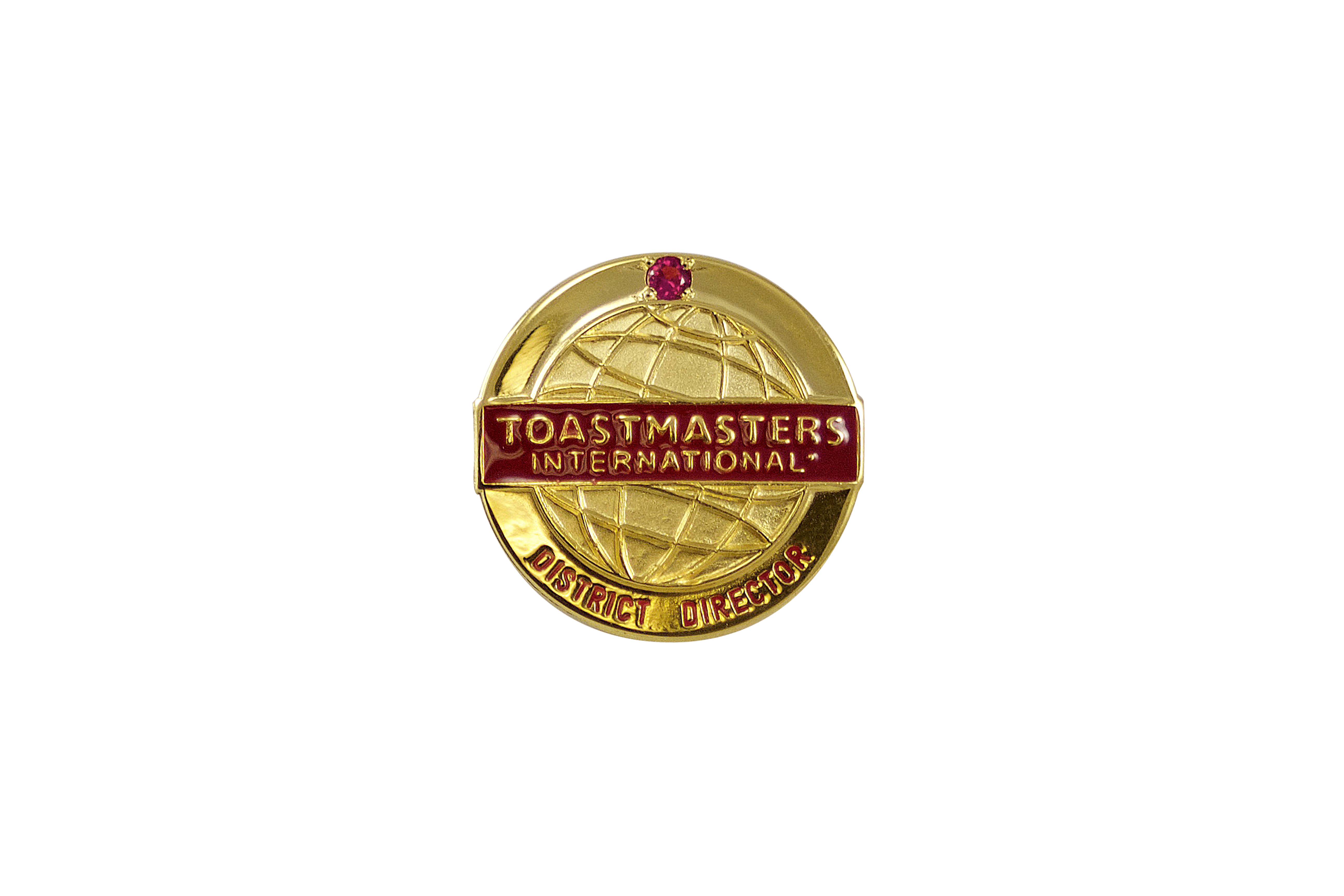 District Director Pin (with stone)