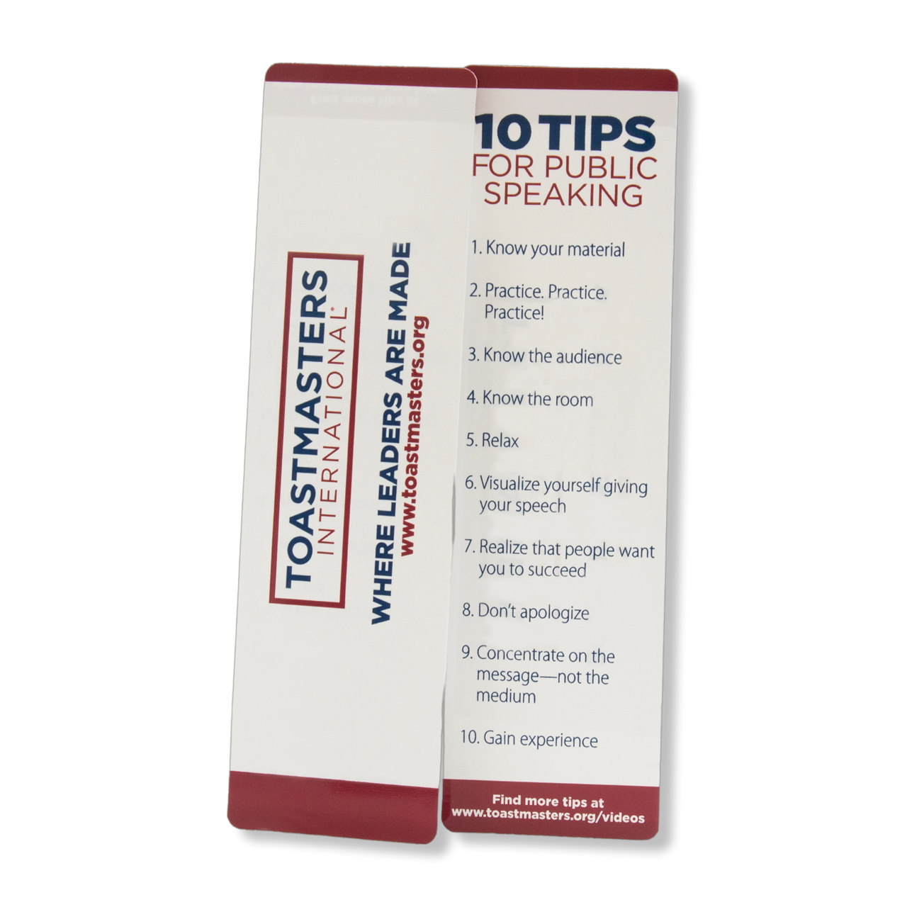 Promotional-Bookmark-Toastmasters