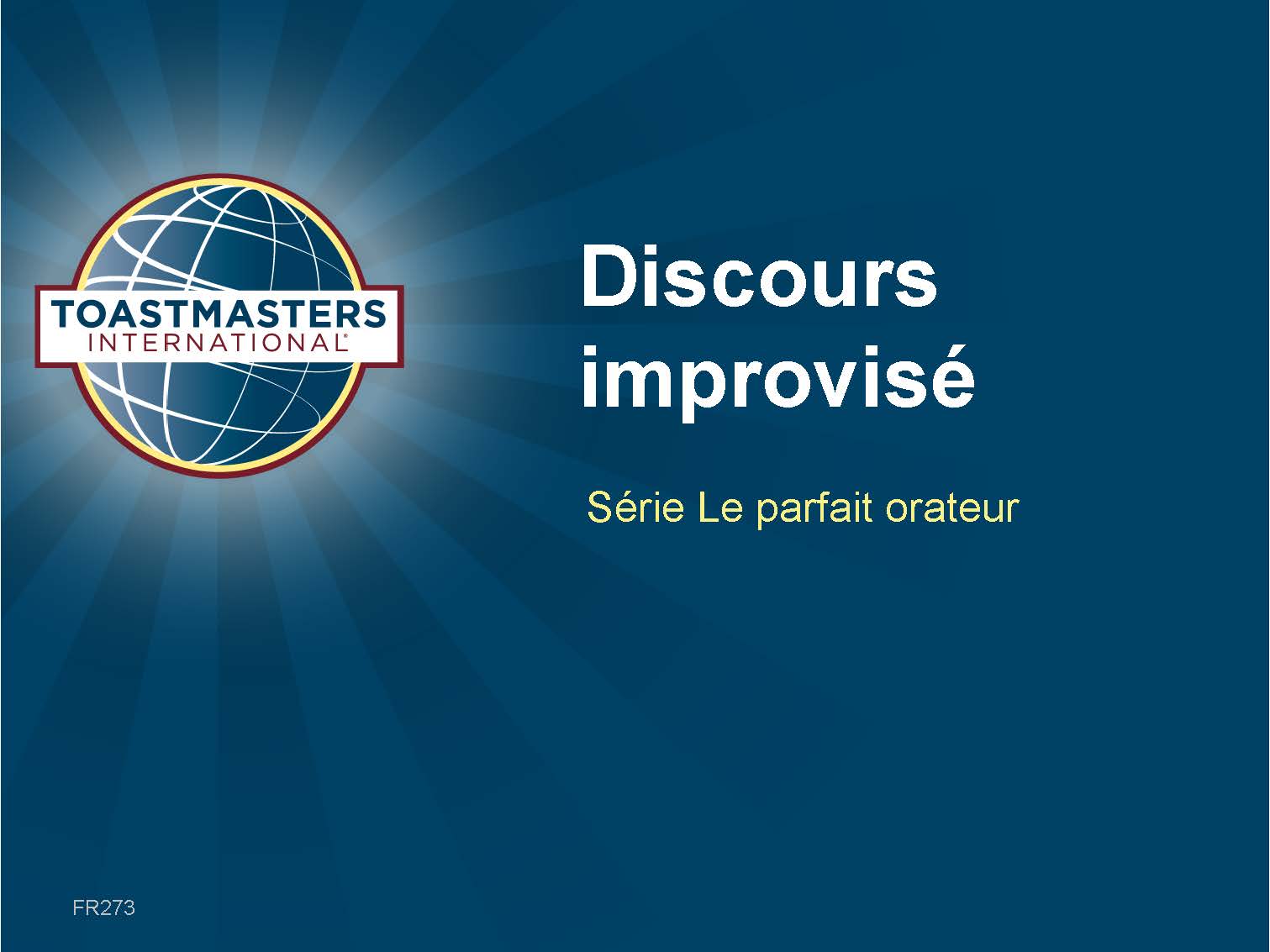 Impromptu Speaking (French)
