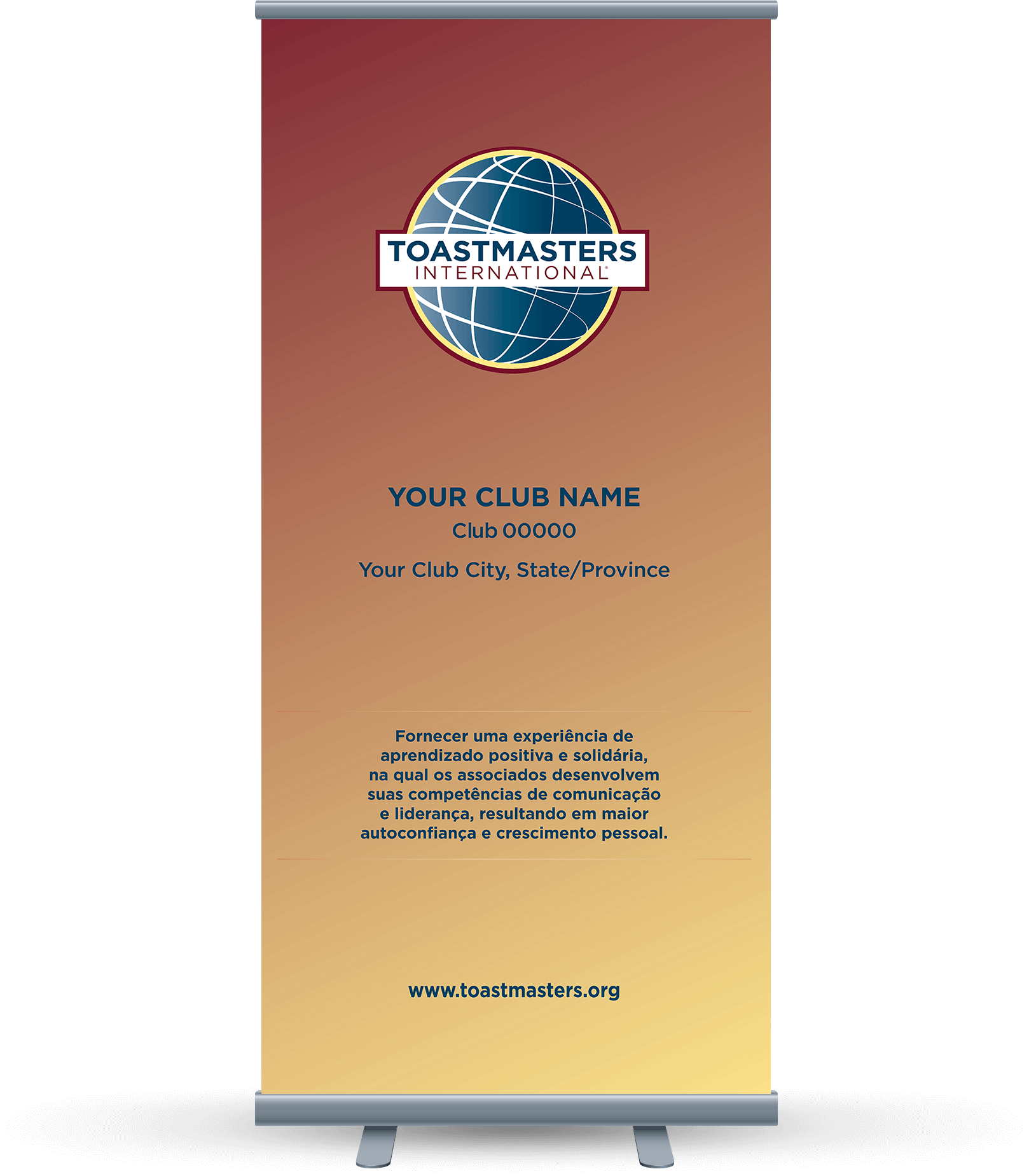 Custom-Club-Banner-Portuguese-Toastmasters-Yellow