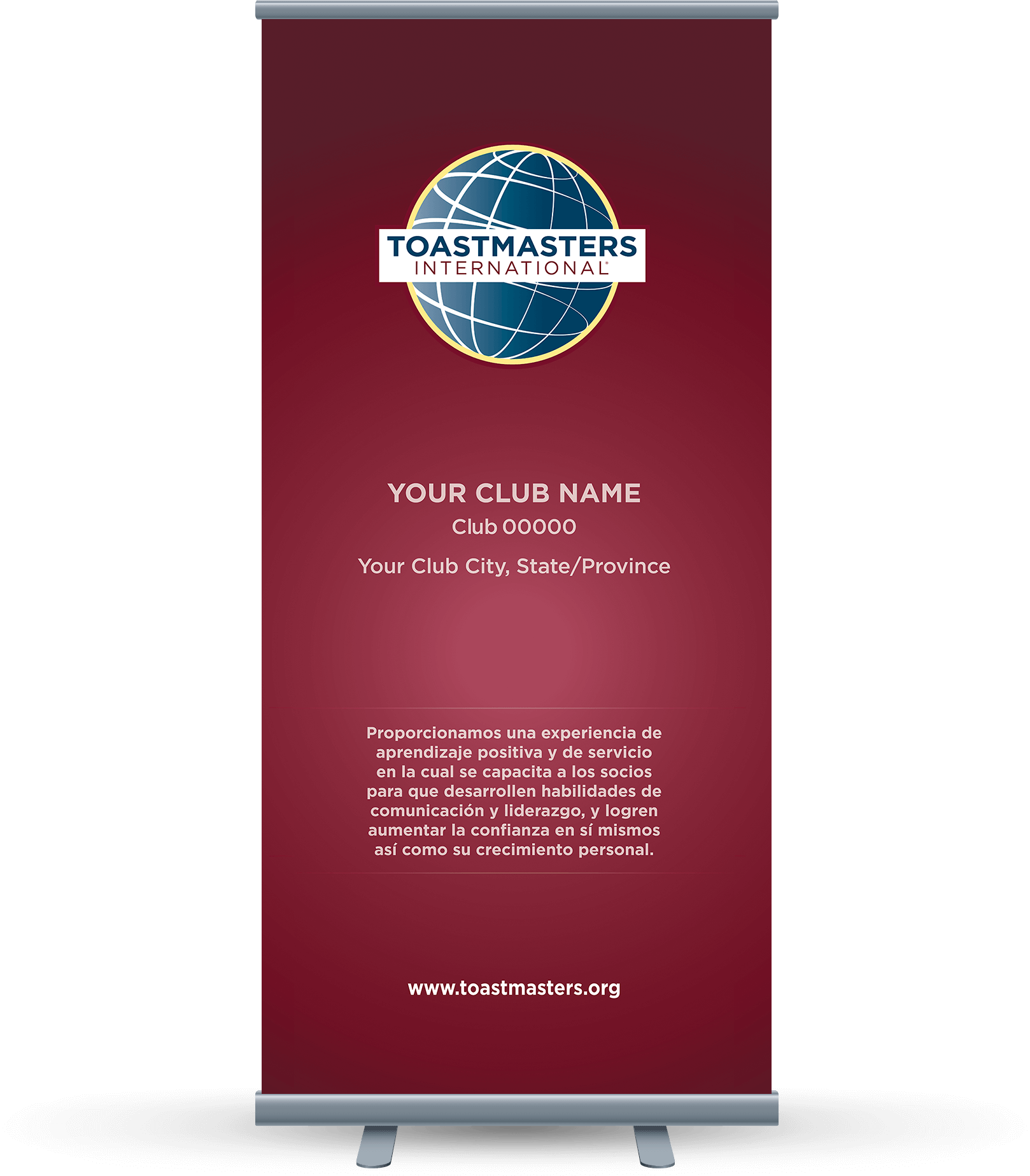 Custom-Club-Banner-Spanish-Toastmasters-Burgundy
