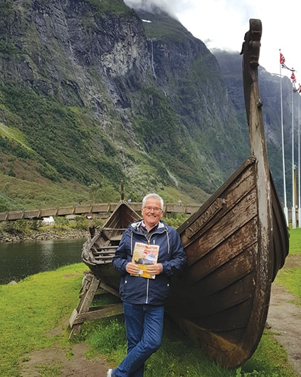 Greg Hayes, ACB, ALB, from ­Beacon Hill, Australia, discovers a historic Viking ship in Voss, Norway.