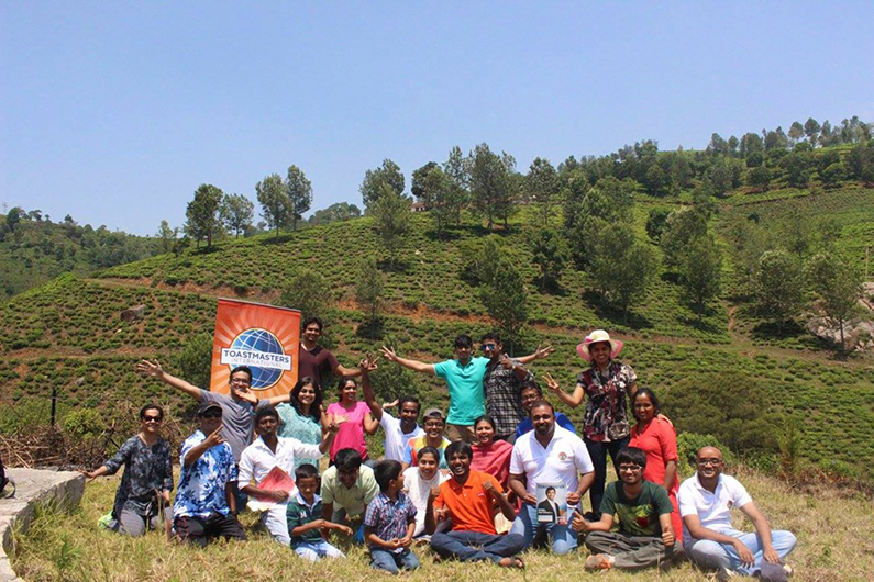 Members of Coimbatore Toastmasters club along with their family members conducted an outdoor meeting in Coonoor, a hill station near Coimbatore Tamil Nadu, where they had a great fun, learning and bonding.