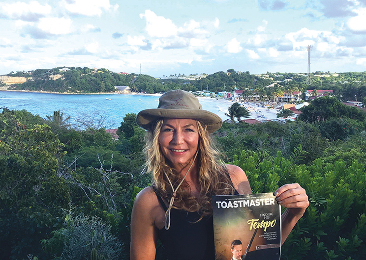 Jean Larsen, CC, from Long Island, New York, visits Antigua, Caribbean.