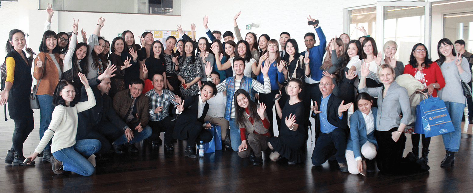 Attendees of the Open Central Asia speech contest