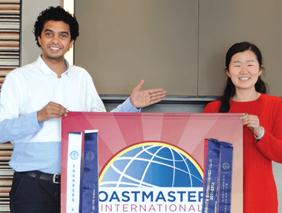 Toastmasters Jannet Yang Wikum Hettiarachchi