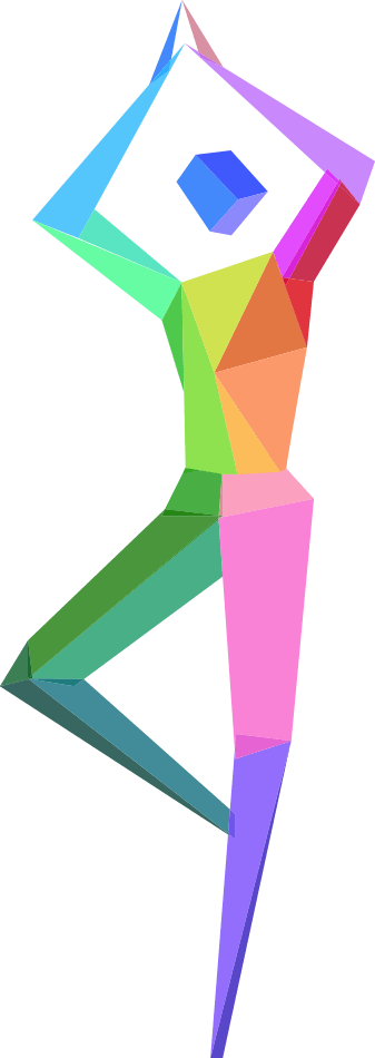 Illustration of a yoga position