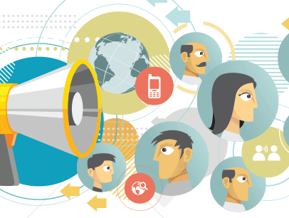 Public relations illustration