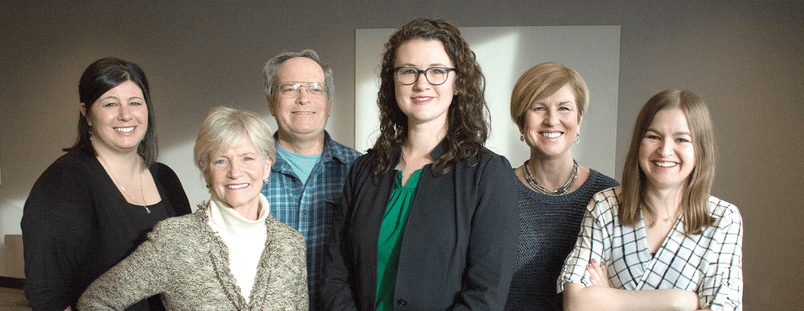 Six employees of Toastmaster magazine department at world headquarters