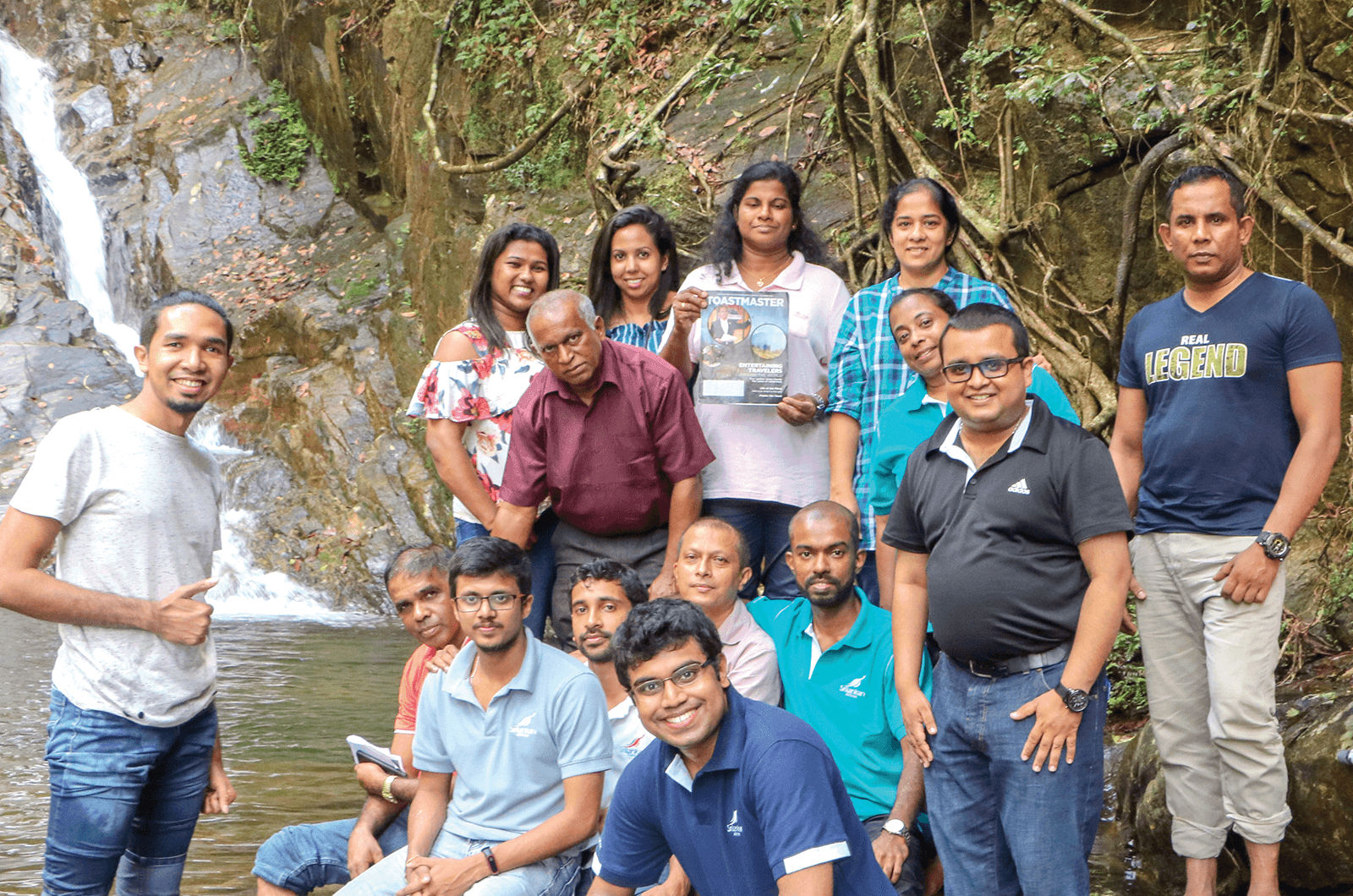 SriLankan Arilines Toastmatsers group photo