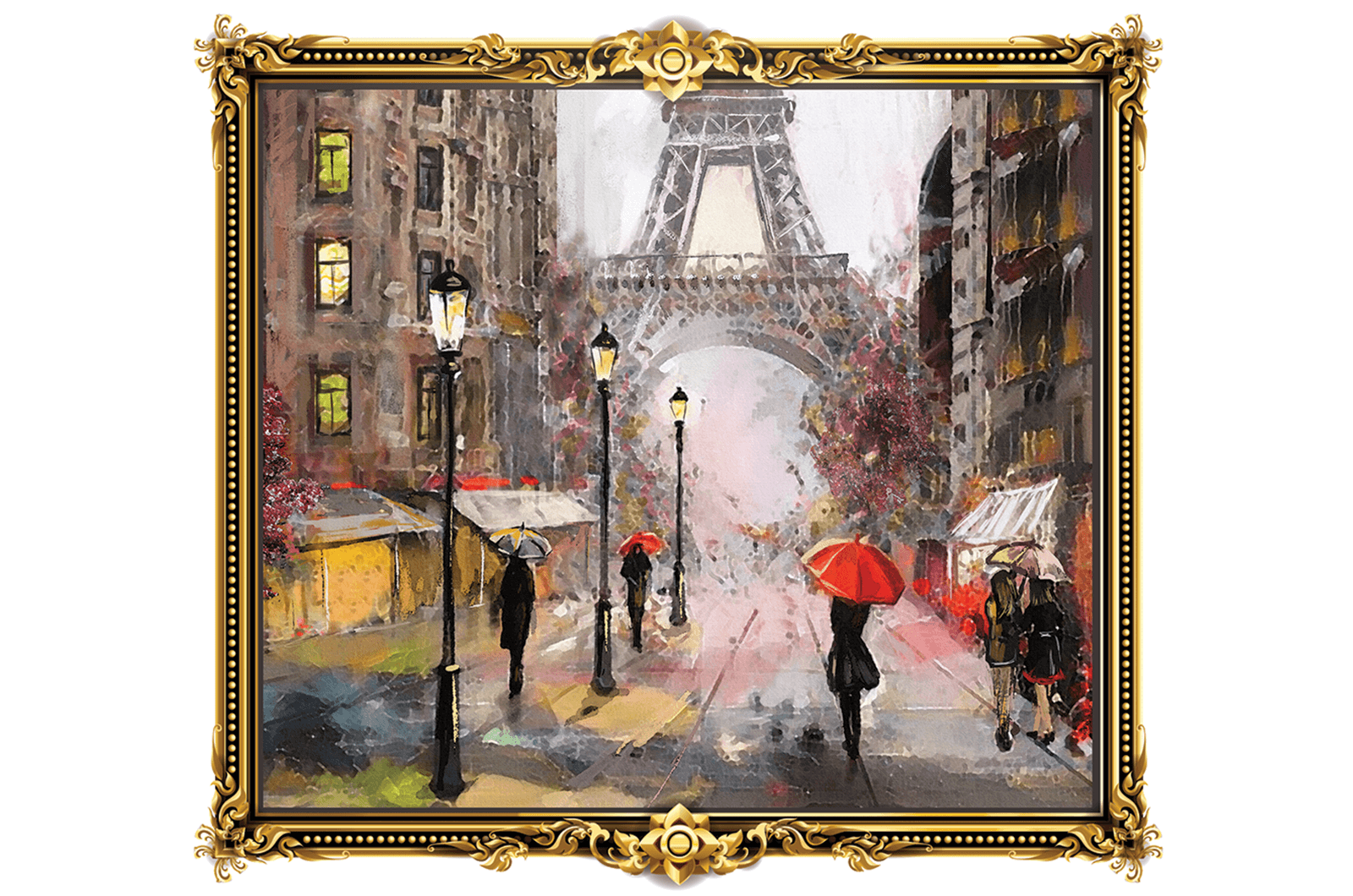 Framed painting image of Paris