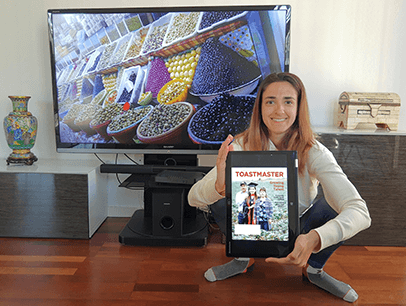 Laura Tierra of Barcelona, Spain, virtually revisits an olive shop she discovered in Morocco, prior to the COVID-19 travel restrictions. 