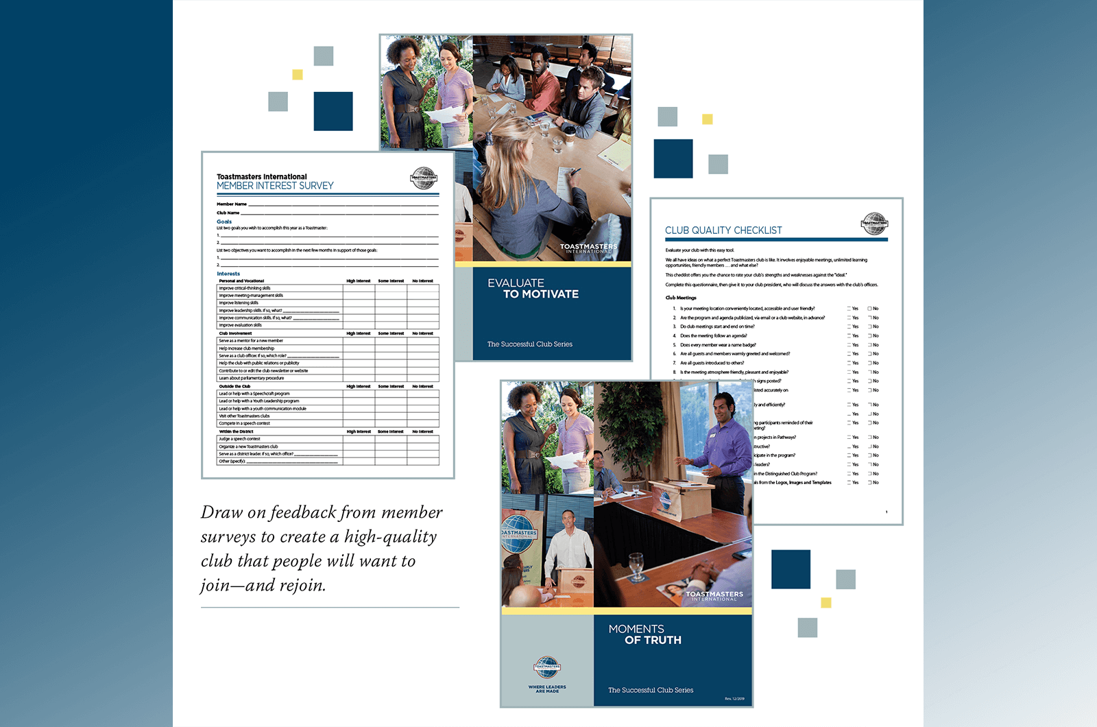Image of Toastmasters forms and materials