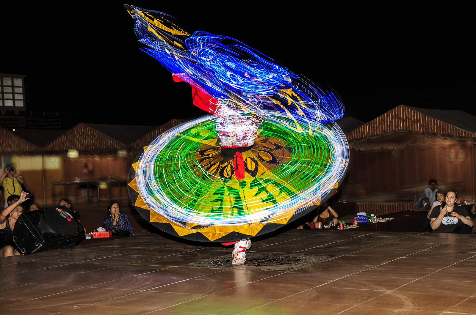 A Sufi dancer in Dubai performs the “Tanoura Dance”