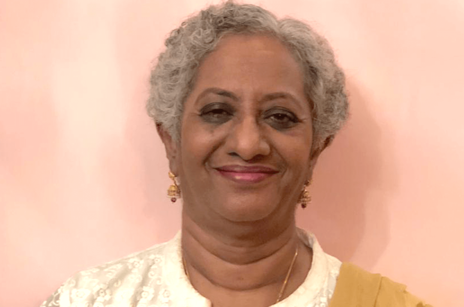 Woman smiling at camera