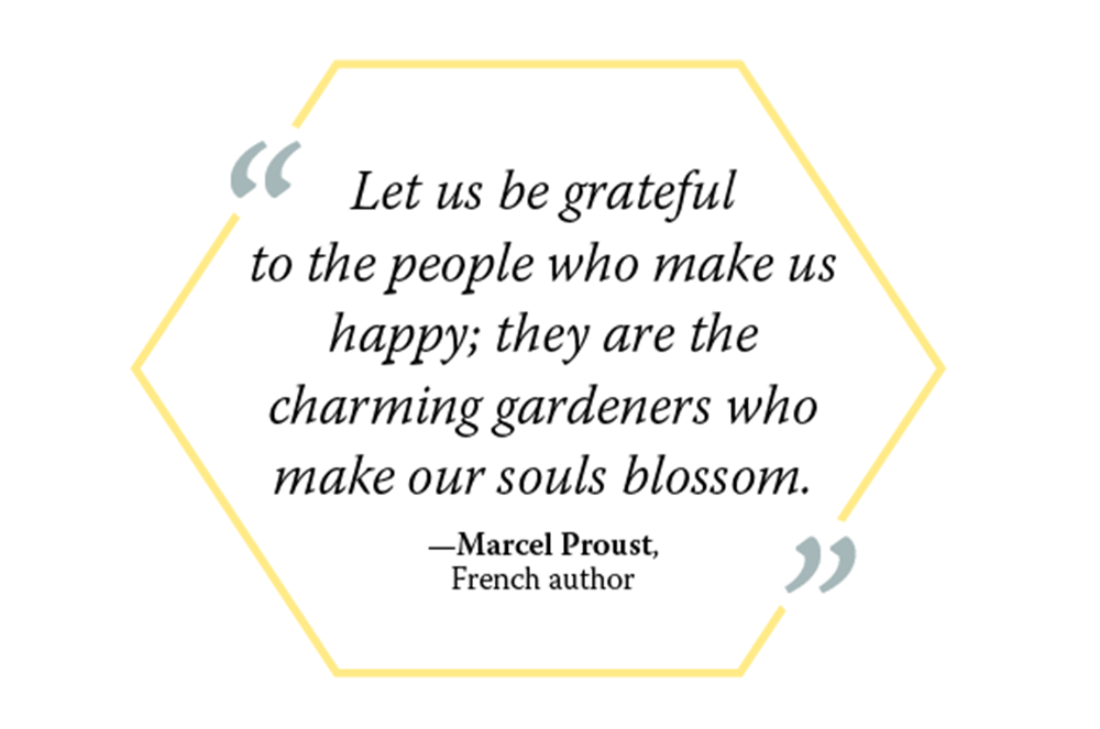 Graphic of Marcel Proust quote