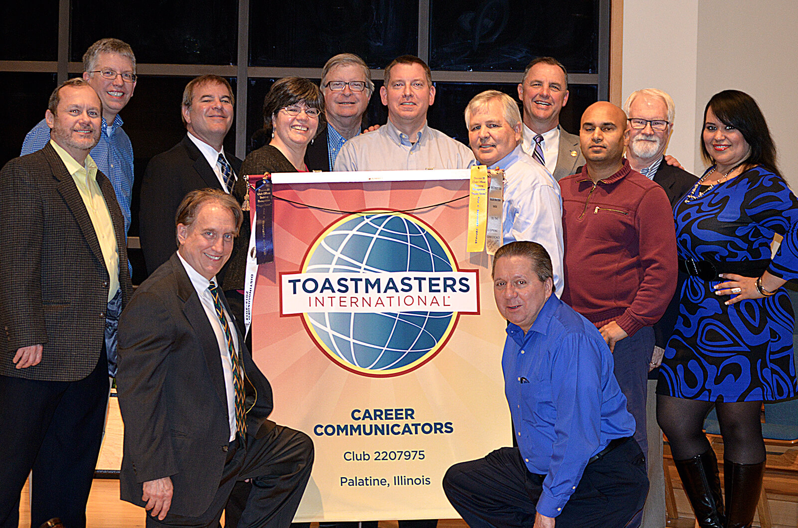 The Career Communicators of Palatine, Illinois, celebrate the club鈥檚 5-year anniversary.