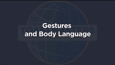 Gestures and Body Language